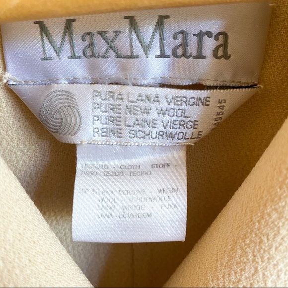 MaxMara Double-breasted Virgin Wool Coat - Picture 5 of 5